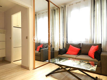 Living room Furnished studio - 26m² - Arc de Triomphe - Paris