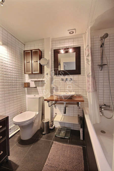 Casa de banho Apartamento mobilado - 37m²  - 1 quarto - Châtelet - Paris