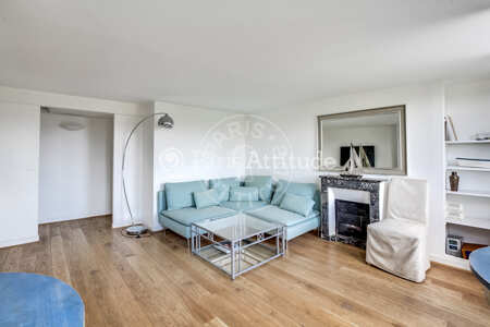 Living room Furnished apartment - 42m²  - 1 bedroom - Saint-Germain - Paris