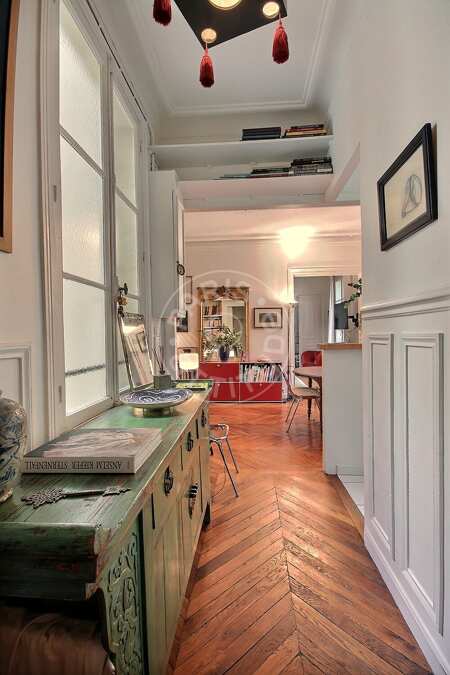 Entrance Furnished apartment - 67m²  - 1 bedroom - Jardin du Luxembourg - Paris