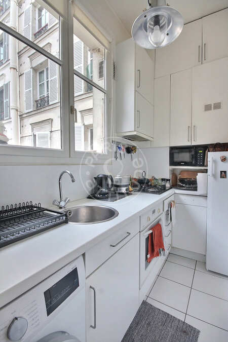 Kitchen Furnished apartment - 67m²  - 1 bedroom - Jardin du Luxembourg - Paris