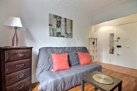 Sala Apartamento mobilado - 34m²  - 1 quarto - Porte de Versailles - Paris