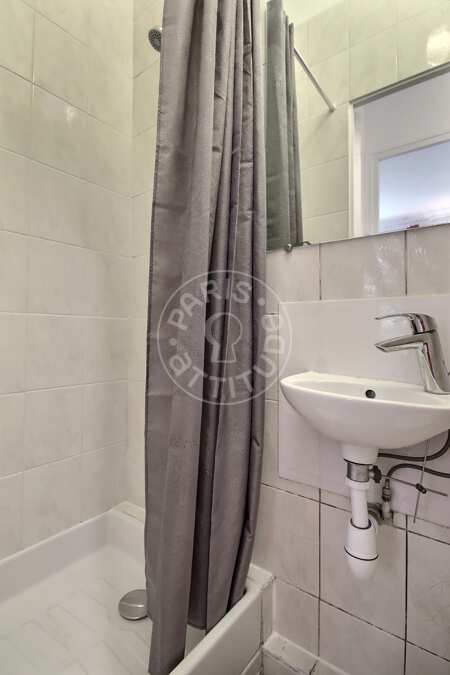 Casa de banho Apartamento mobilado - 34m²  - 1 quarto - Porte de Versailles - Paris
