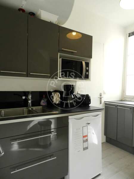 Cocina Piso amueblado - 42m²  - 1 dormitorio - Latin / Saint-Michel - París