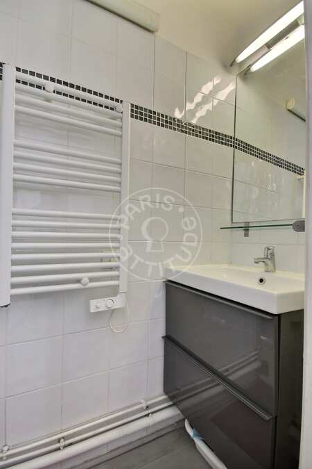 Baño Piso amueblado - 42m²  - 1 dormitorio - Latin / Saint-Michel - París