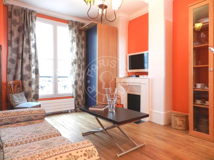 Wohnzimmer - Möblierte 1 Zimmer - Paris 75005 - 9714