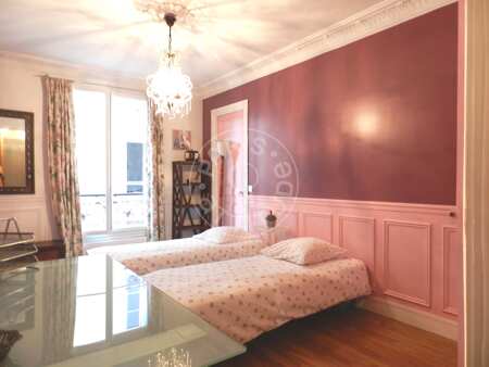 Schlafzimmer Möblierte wohnung - 39m²  - 1 Zimmer - Jardin des Plantes - Paris