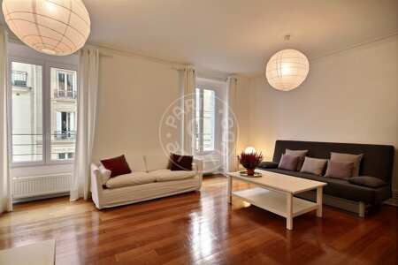 Wohnzimmer Möblierte wohnung - 50m² - 1 Zimmer - Alésia - Paris
