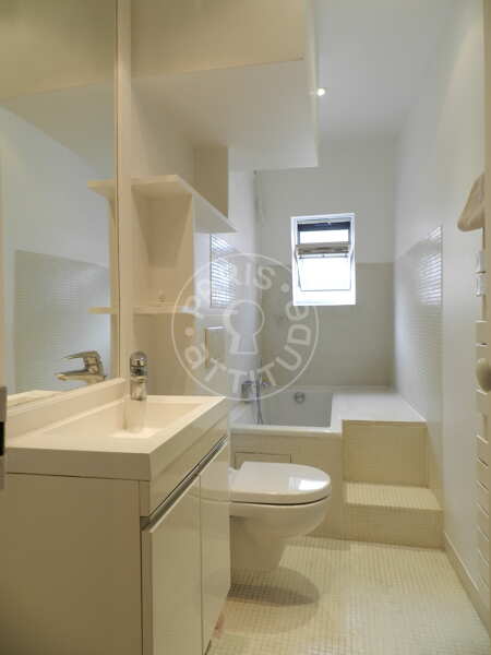 Casa de banho Apartamento mobilado - 38m²  - 1 quarto - Bastille - Paris