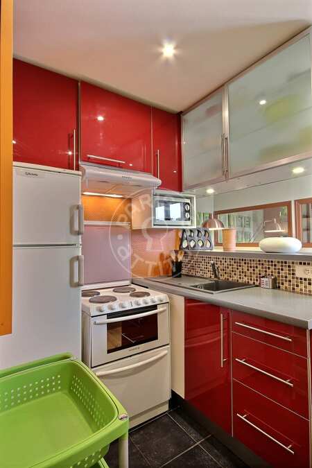 Cuisine Appartement meublé - 30m²  - 1 chambre - Oberkampf - Paris