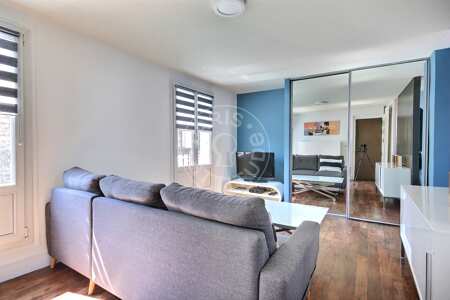Sala Apartamento mobilado - 28m²  - 1 quarto - Oberkampf - Paris