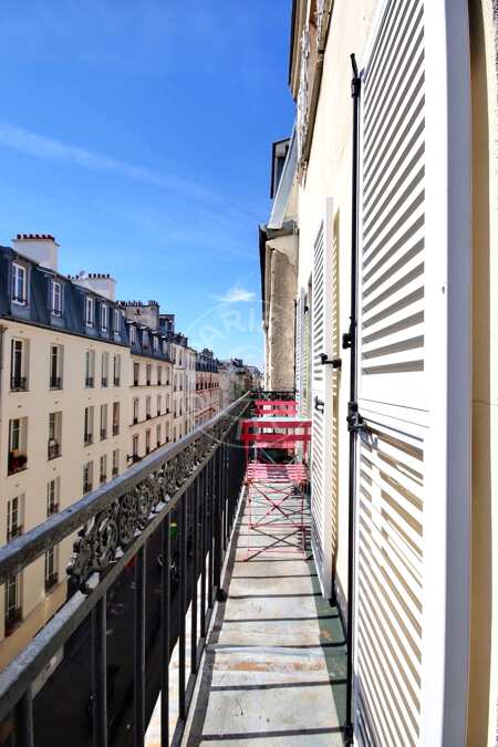 Varanda Apartamento mobilado - 28m²  - 1 quarto - Oberkampf - Paris