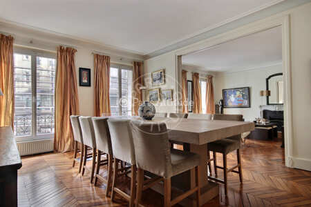 Sala da pranzo Appartamento arredato - 230m²  - 3 locali - Porte Dauphine - Parigi
