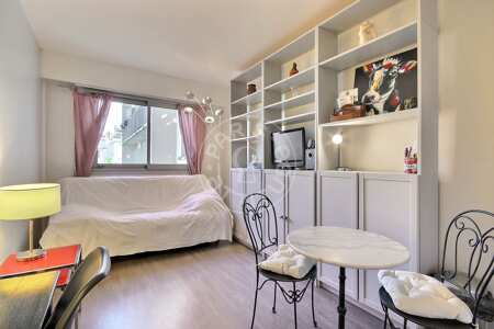 Living room Furnished studio - 19m²  - La Muette / Bois de Boulogne - Paris