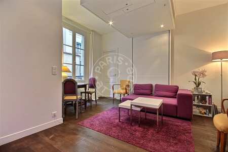 Salon Appartement meublé - 32m²  - 1 chambre - Reuilly-Diderot - Paris