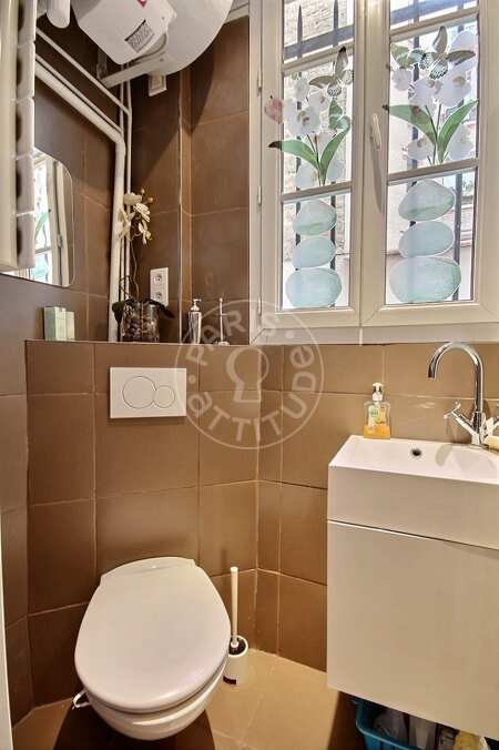 Salle de bain Appartement meublé - 32m²  - 1 chambre - Reuilly-Diderot - Paris