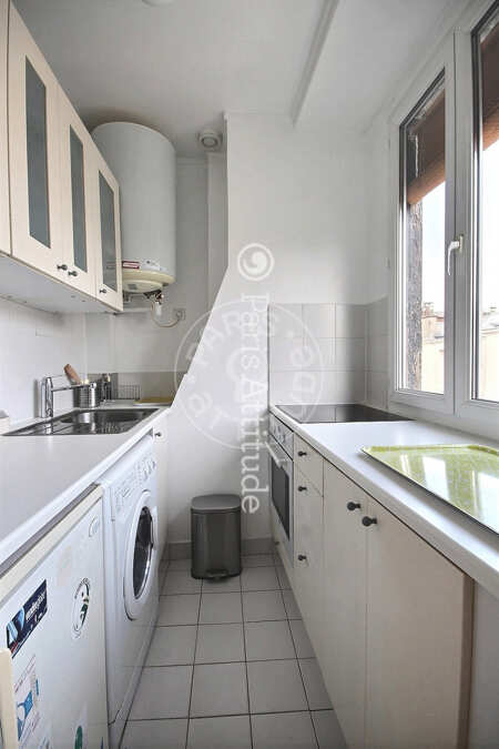 Cuisine Studio meublé - 21m²  - Convention - Paris