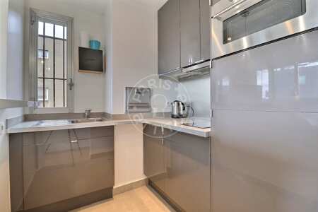 Kitchen Furnished apartment - 31m²  - 1 bedroom - La Muette / Bois de Boulogne - Paris