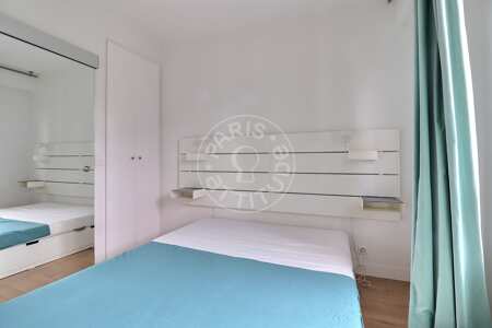 Bedroom Furnished apartment - 31m²  - 1 bedroom - La Muette / Bois de Boulogne - Paris
