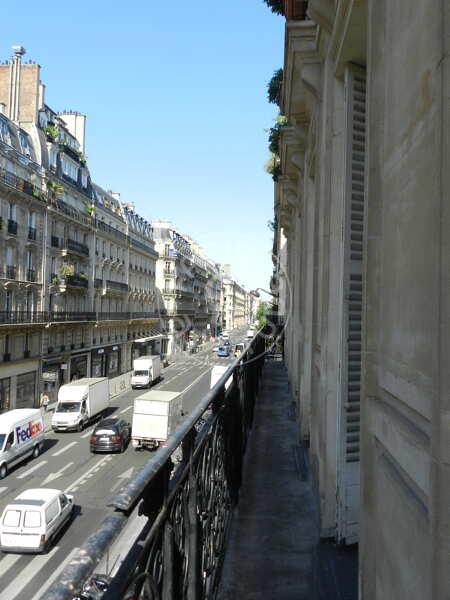 Balcony Furnished apartment - 105m²  - 2 bedrooms - Montorgueil - Paris
