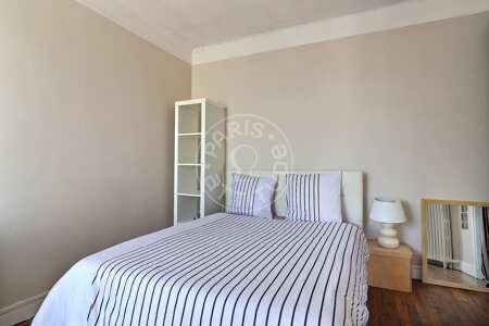 Bedroom Furnished apartment - 42m²  - 1 bedroom - Convention - Paris