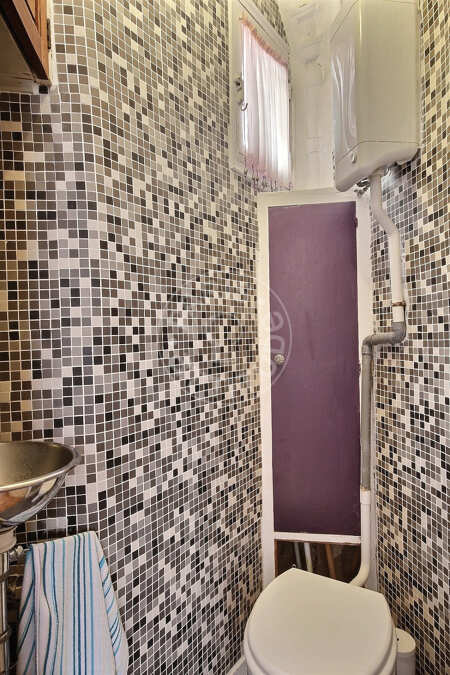 Toilet Furnished apartment - 42m²  - 1 bedroom - Convention - Paris