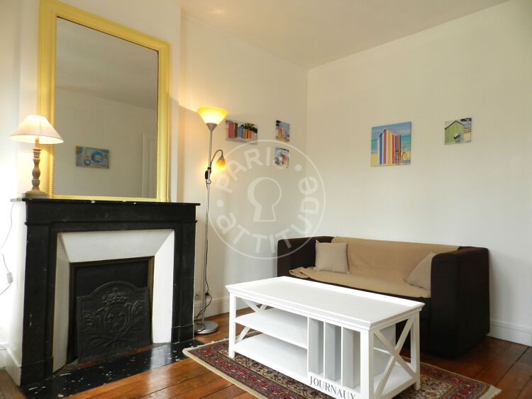 Living room - Furnished 1 bedroom - Paris 75017 - 9853