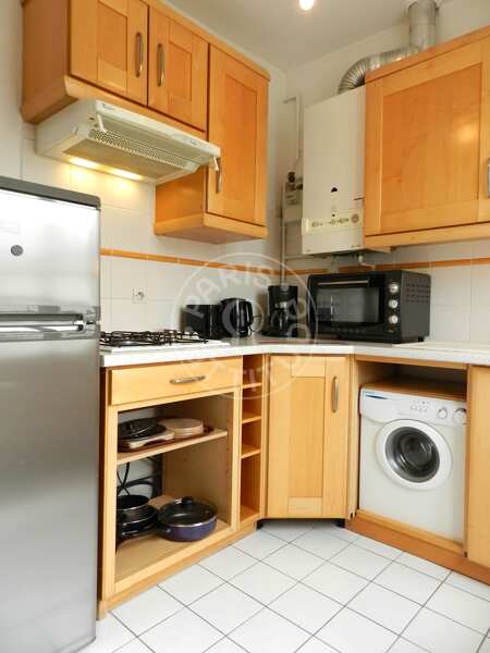 Küche Möblierte wohnung - 41m²  - 1 Zimmer - Wagram - Paris