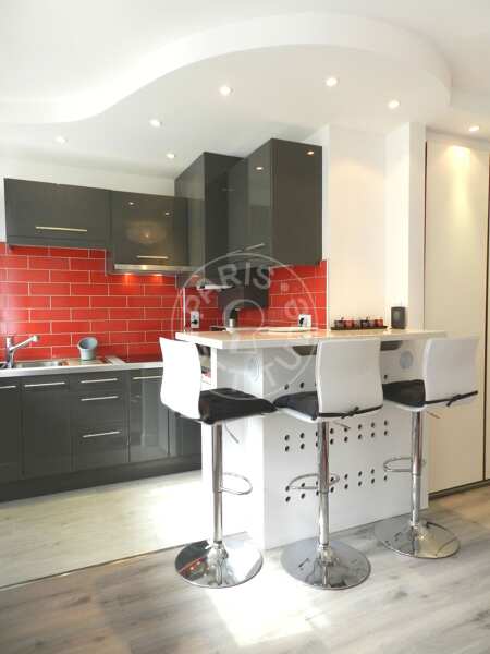 Cozinha Quitinete mobilado - 23m²  - Neuilly-sur-Seine