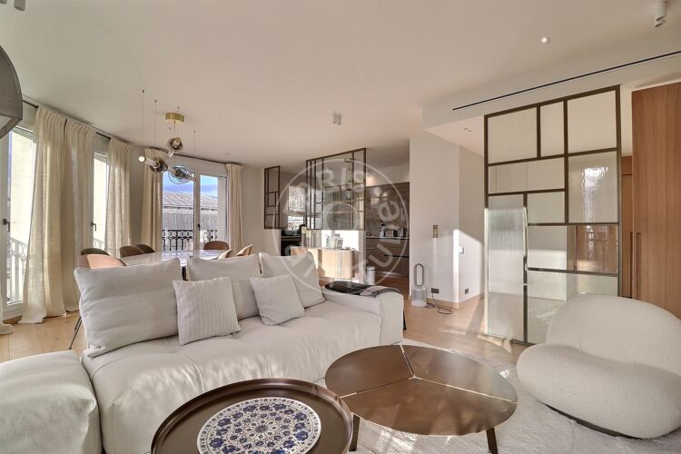 Wohnzimmer - Möblierte 3 Zimmer - Paris 75015 - 9862