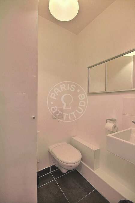 Inodoro Piso amueblado - 42m²  - 1 dormitorio - Motte-Piquet Grenelle - París