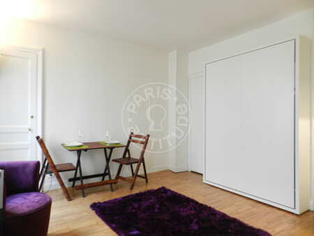 Living room Furnished studio - 22m²  - Musée Picasso - Paris