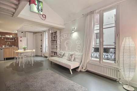 Wohnzimmer Möblierte maisonette - 64m²  - 2 Zimmer - Reuilly-Diderot - Paris