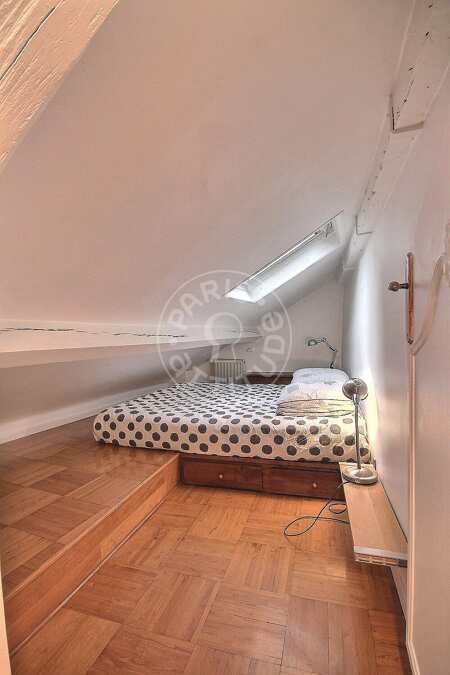 Schlafzimmer Möblierte maisonette - 64m²  - 2 Zimmer - Reuilly-Diderot - Paris