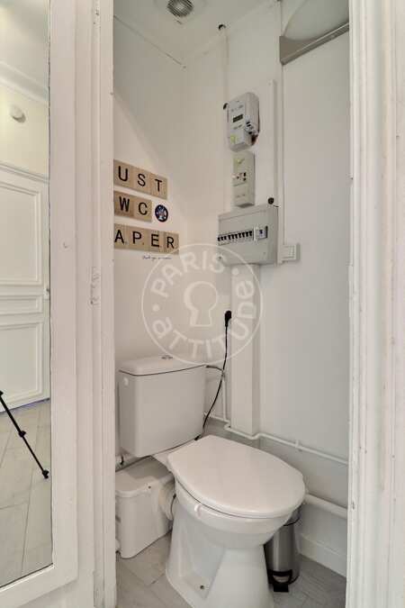 WC Apartamento mobilado - 83m²  - 3 quartos - Invalides - Paris