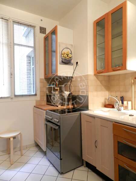 Kitchen Furnished apartment - 58m²  - 1 bedroom - Boulogne-Billancourt