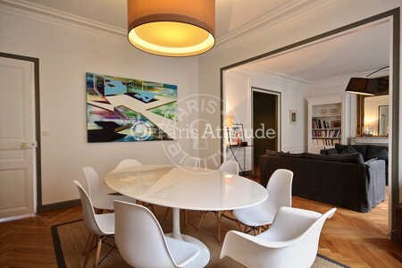Salle à manger Appartement meublé - 110m² - 2 chambres - La Muette / Bois de Boulogne - Paris