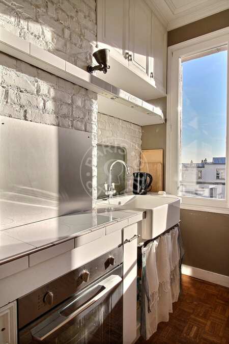 Cozinha Apartamento mobilado - 70m²  - 2 quartos - Montmartre / Place des Abbesses - Paris