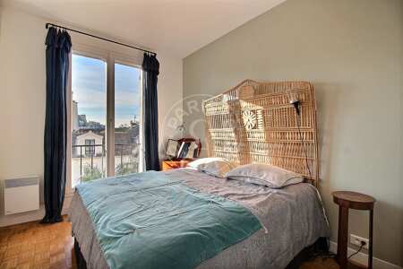 Quarto Apartamento mobilado - 70m²  - 2 quartos - Montmartre / Place des Abbesses - Paris