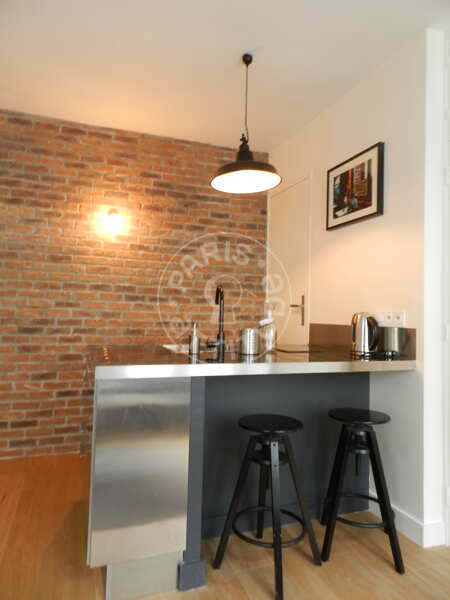 Cuisine Studio meublé - 20m²  - Grands Boulevards / Bonne Nouvelle - Paris