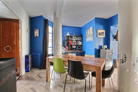 Salle à manger Duplex meublé - 85m²  - 1 chambre - Grands Boulevards / Bonne Nouvelle - Paris