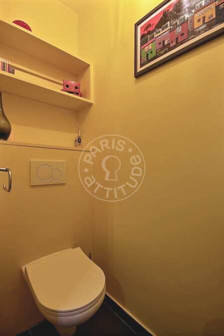 Toilettes Duplex meublé - 85m²  - 1 chambre - Grands Boulevards / Bonne Nouvelle - Paris