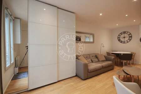 Salon Studio meublé - 27m²  - Bastille - Paris