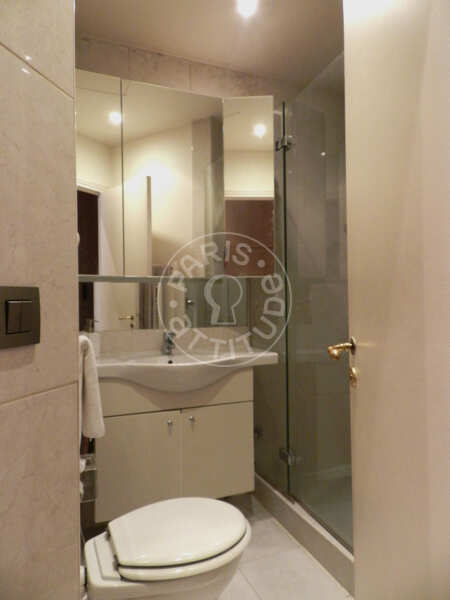 Casa de banho Apartamento mobilado - 40m²  - 1 quarto - Jasmin / Mozart - Paris