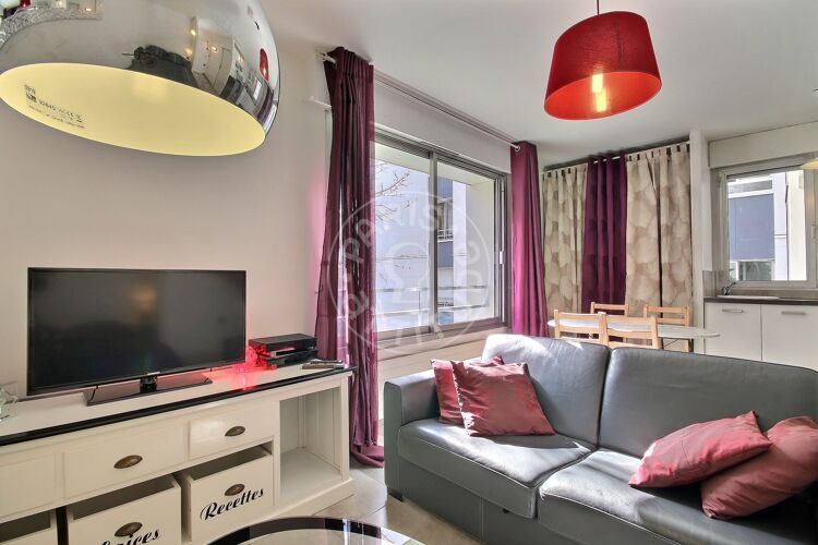 Living room - Furnished studio - Paris 75015 - 9930
