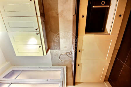 Kitchen Furnished studio - 29m²  - Saint-Lazare - Paris