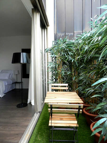 Varanda Studio mobilado - 50m²  - Parc Monceau - Paris