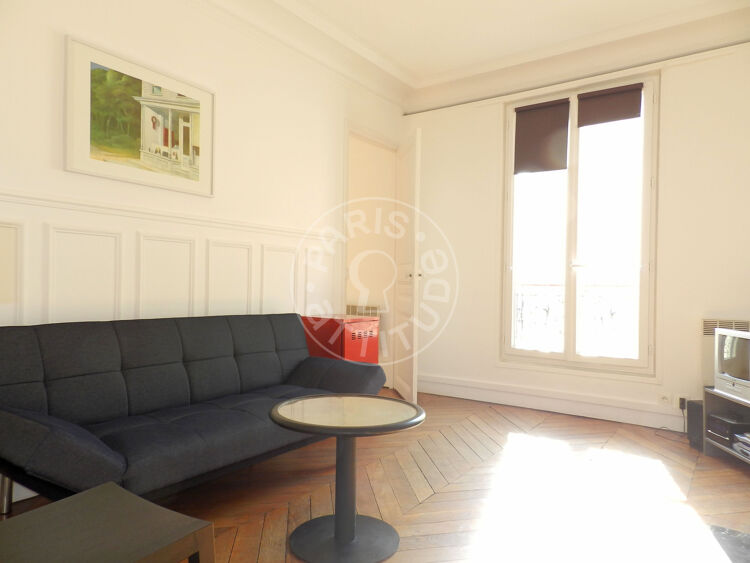 Living room - Furnished 1 bedroom - Paris 75009 - 9967