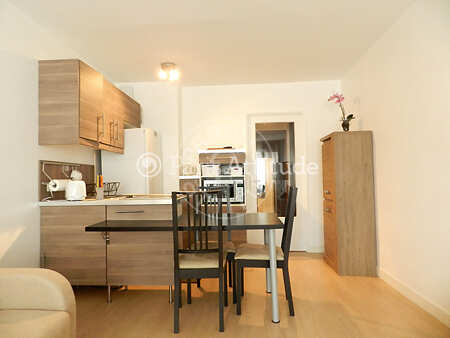 Cozinha Quitinete mobilado - 30m²  - Montparnasse - Paris