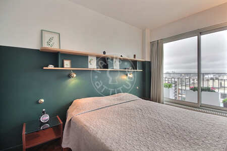 Bedroom Furnished apartment - 48m²  - 1 bedroom - Nation - Paris